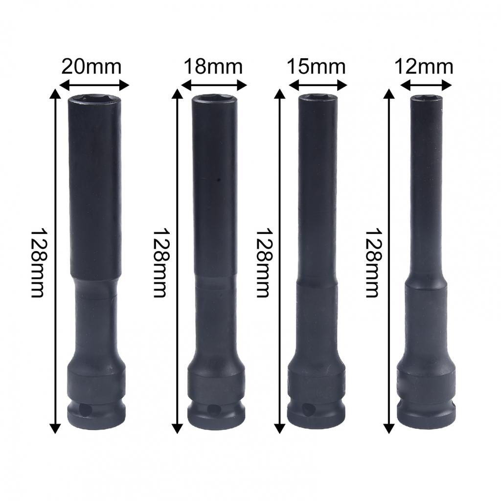 1/2 Zoll Sechskantantrieb Steckschlüssel Schraubendreher Lang und Tief 8mm 14mm Größen