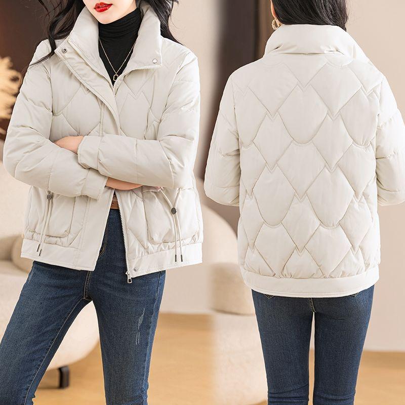 Warm and Comfortable Women's Short Cotton Jacket for Winter Fashion Thickened Coat