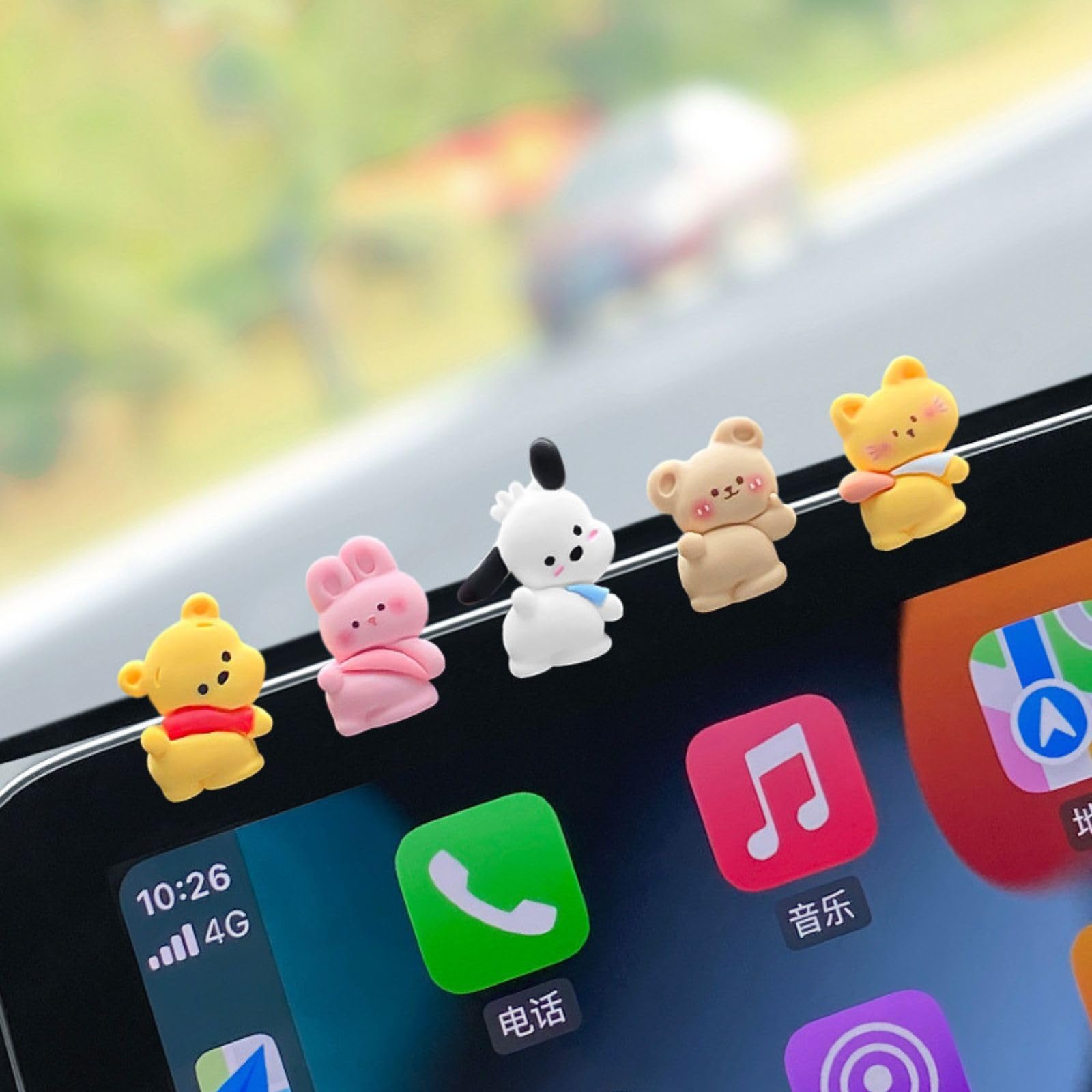 

mental & body cota car interior figurine decoration car cute accessories (buttocks) Extremely small