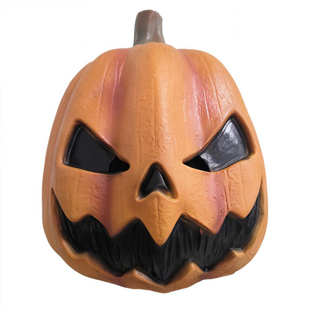 

Latex Jackolantern Mask Head Cover Scary Pumpkin Mask Prank Props Masquerade Mask Fancy Dress Pumpkin