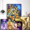 Saint Seiya Poster High-definition Art Sticker Self Adhesive Waterproof Home Decoration