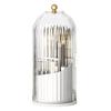 360° Rotating Makeup Brush Holder With Lid Dustproof Eyebrow Pencil Storage Box  Bathroom