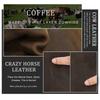 Crazy Horse Leather RFID Anti Theft Brush Automatic Card Box Leisure Fashion European American Trend Set Bag
