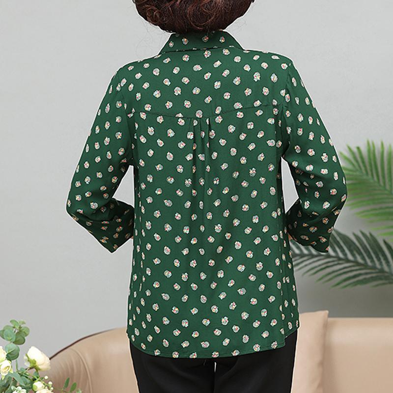 Elegant Women Tops Summer Plus Size Casual Long Sleeve Shirts