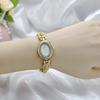 Trendy Oval Stone Bracelet Women's Watch - Versatile Fashion Accessory