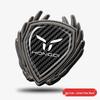 Hongqi Tiangong 05/06/08 EH7 Metal Wing Emblem Car Body Window Decorative Sticker