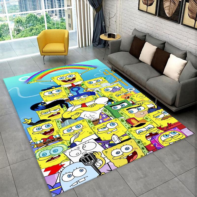 

Cartoon S-SpongeBob Patrick Star Carpet Rug for Playroom Bedroom Living Room Sofa Home Decor,kid Area Rug Non-slip Floor Mat 40x60cm