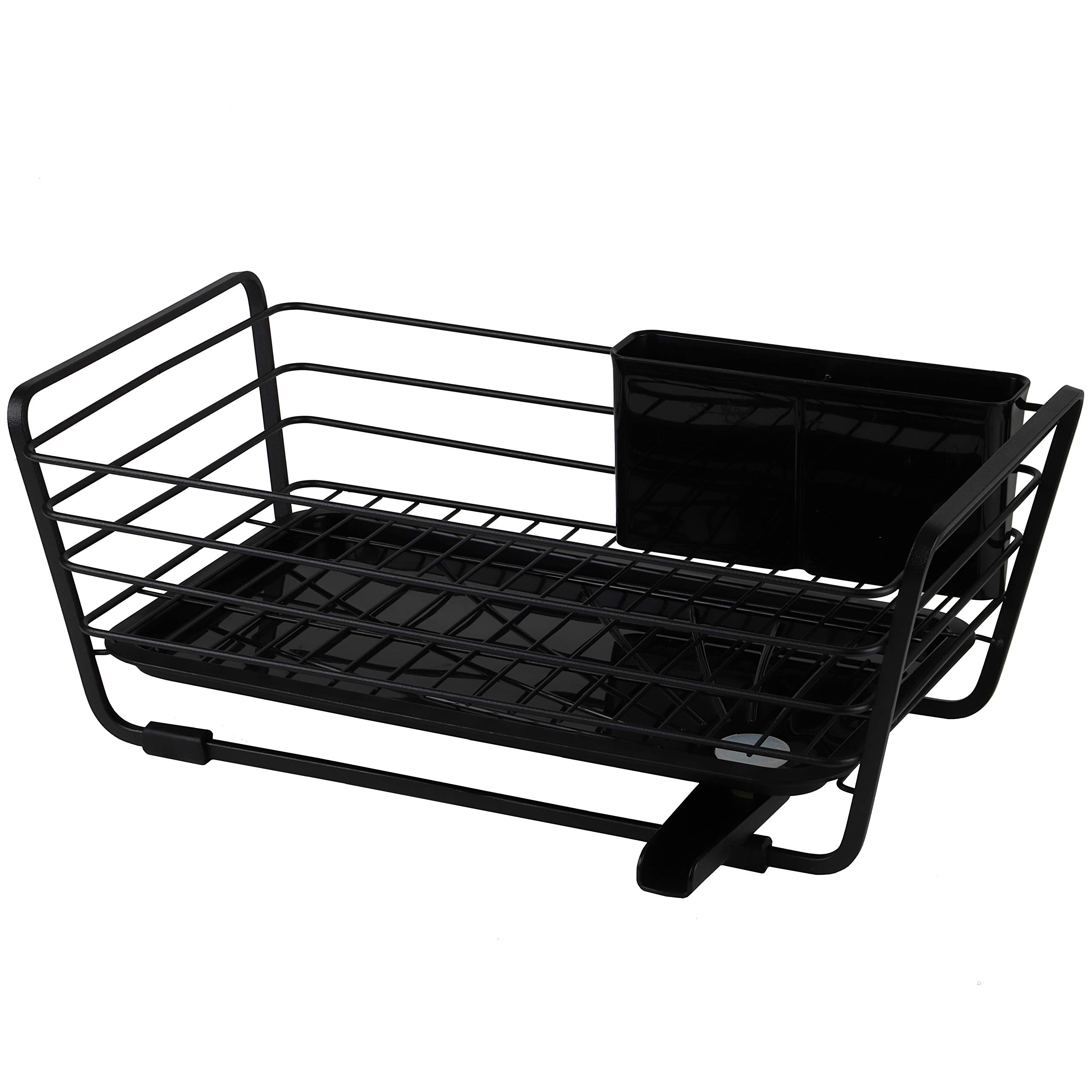 

Pearl Metal Корзина для сушки посуды Узкий тип Поддон для стока воды в комплекте Прочная плоская проволока Ограниченная серия Черный BLKP Черный [BLKP] AZ-5096 чёрный