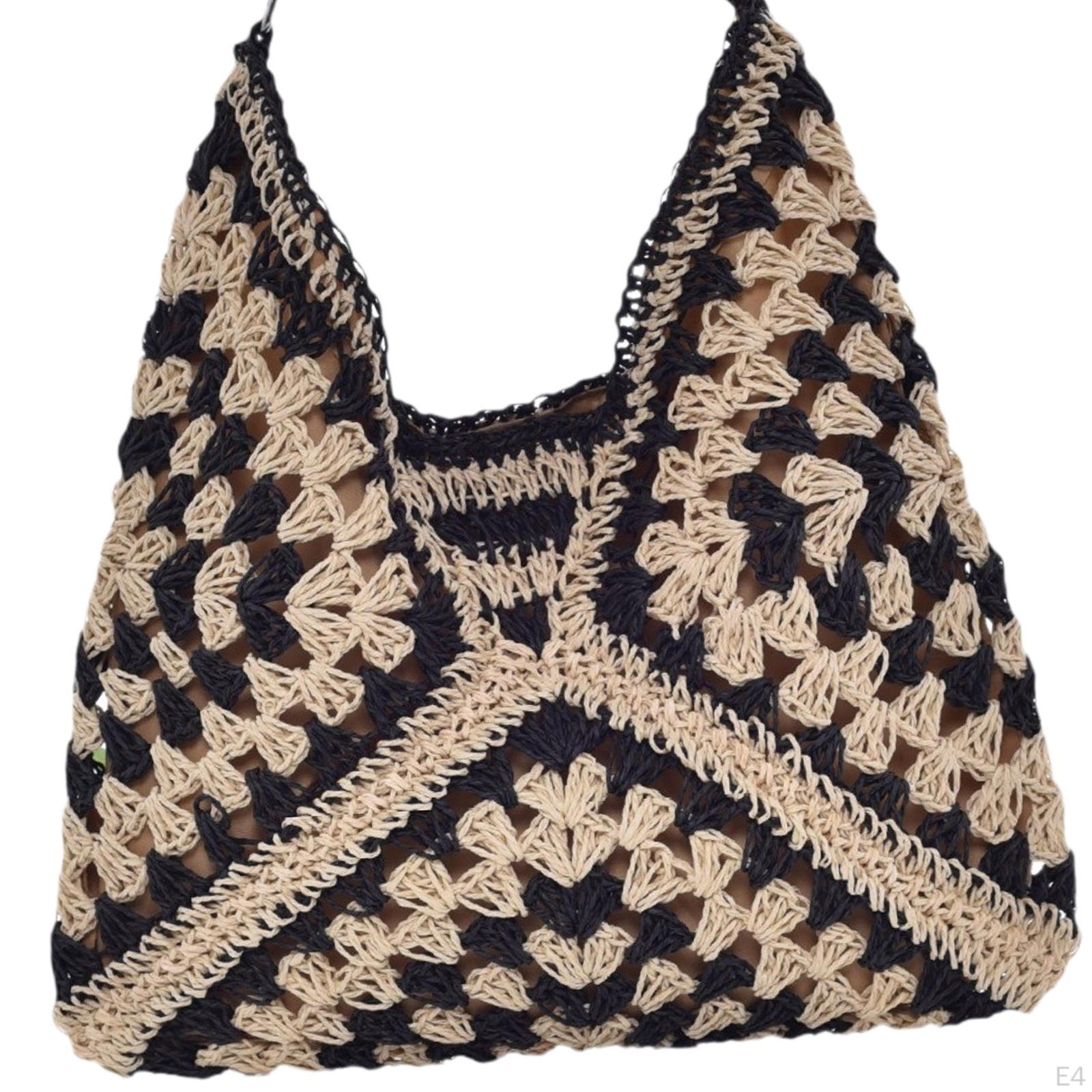 Плетеная сумка через плечо — фото 5