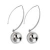 Silver Dangle Earrings for Women Jewelry Accessories Ear Jewelry Gifts Ball Long Earrings Drop