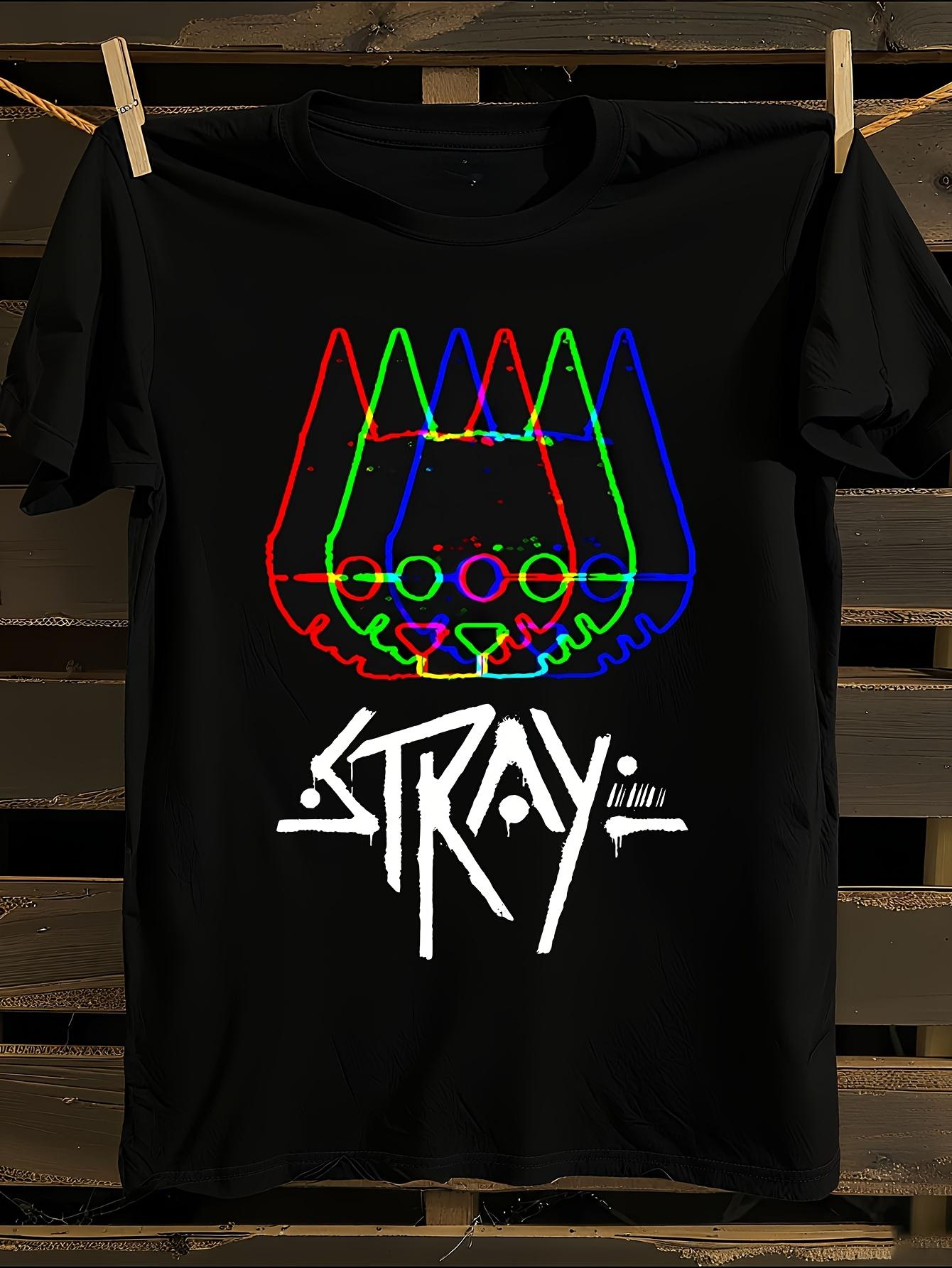 Stray Game Explore Cat Graphic T-shirt M