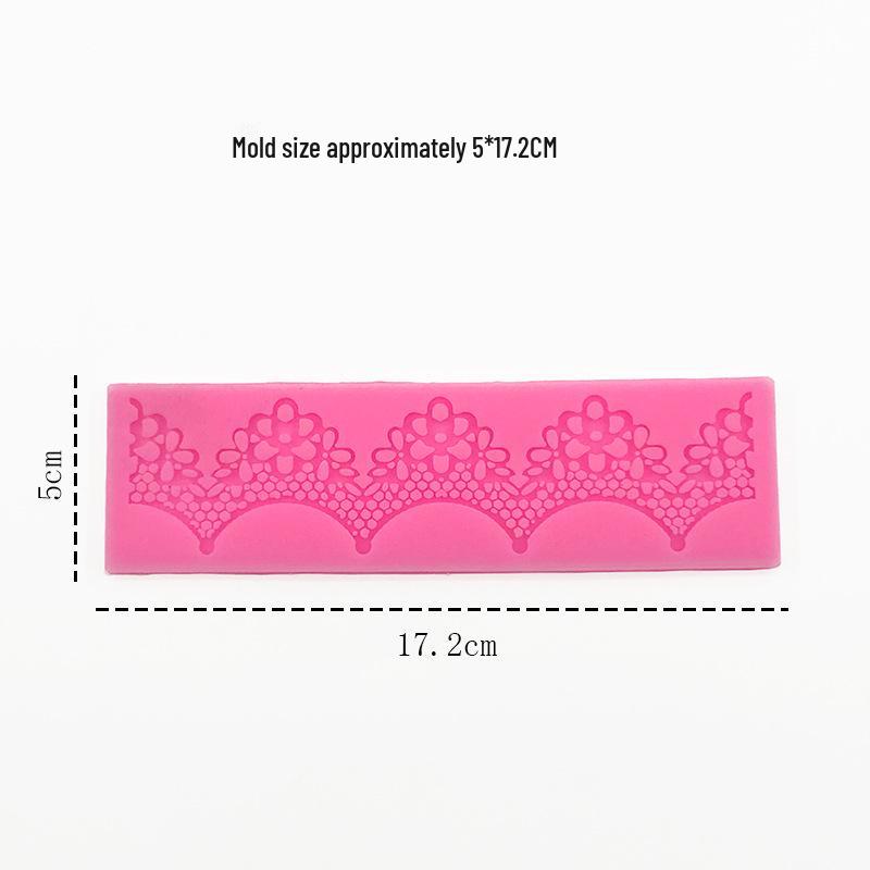 Vintage Pattern Fondant Silicone Mold Cake Border Decoration Set