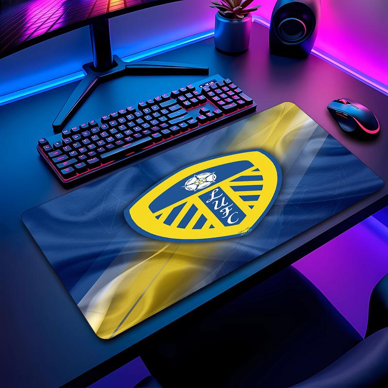 Leeds United Football Pattern Mouse Pad Non?Slip Rubber Base Gaming Mousepad For Desk Office Home