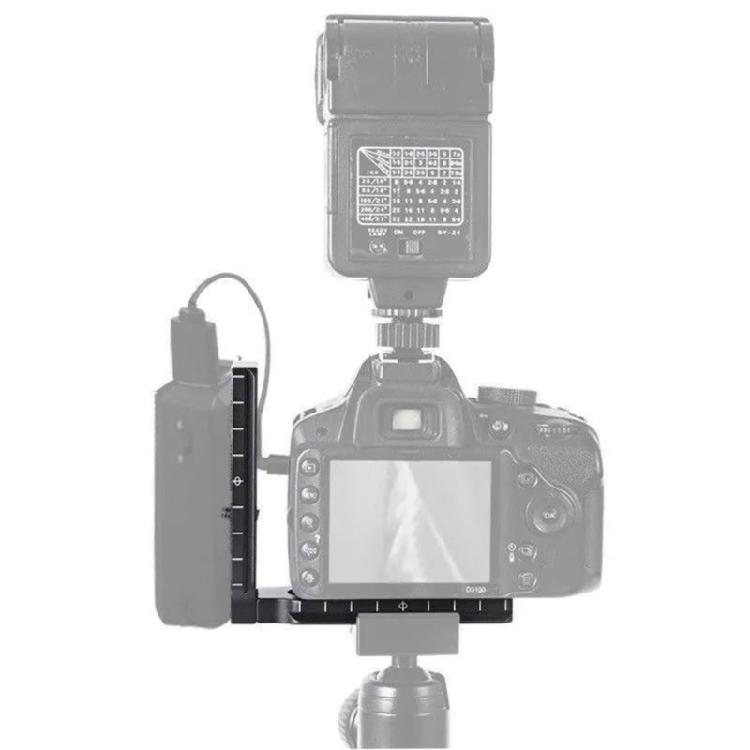 DSLR-kamerabrakett Snabbkopplingsplatta Stabilisator Stativ Monopod Vertikalt Stativ Aluminiumfäste för DSLR-kameror