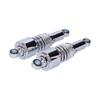 Pair of 10.5in Motorcycle Shocks Absorber Damper Fit for XL883 XL883R XL1200R XL1200LChromeplate