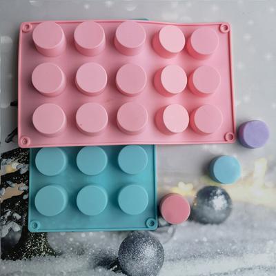 Molde para pastel redondo con forma de columna, hecho a mano, multifuncional, útil, para modelar postres, botón de silicona para regalos.