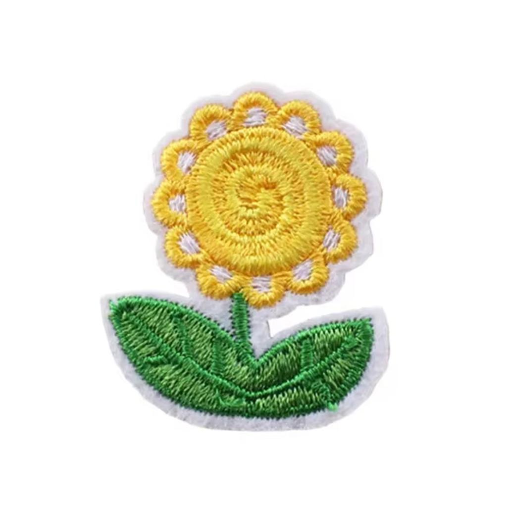 Repair Patches Sew On/Iron On Patches Flowers Embroidered Patches Applique Patches for Hat Backpacks Decorations