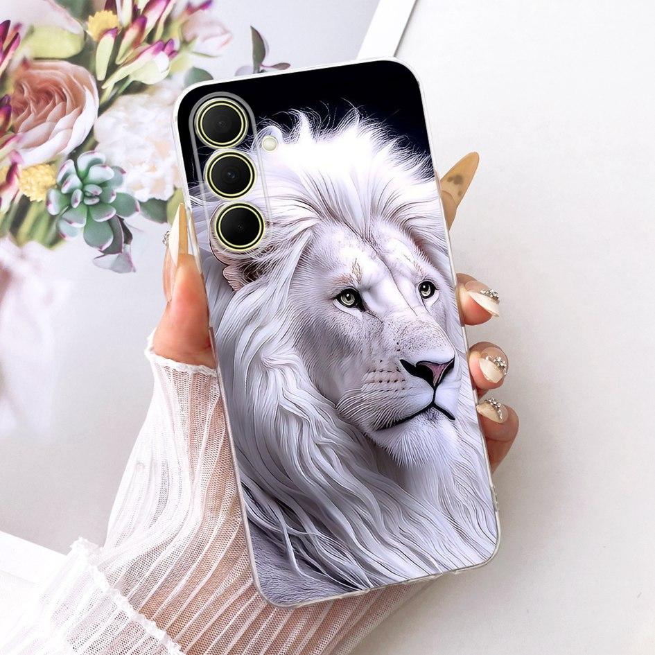 Hülle Für Samsung Galaxy A17 A37 A57 5G Cover Neue Stilvolle Blume Klare Weiche Silikon Handyhülle Für Samsung A 17 A 37 A 57 Stoßfänger