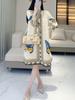 Autumn Chic Petite Butterfly Print A-Line Dress