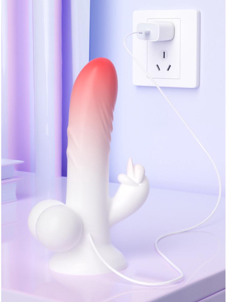 Long Love Electric Thrusting Silicone Self-Stimulator for Women