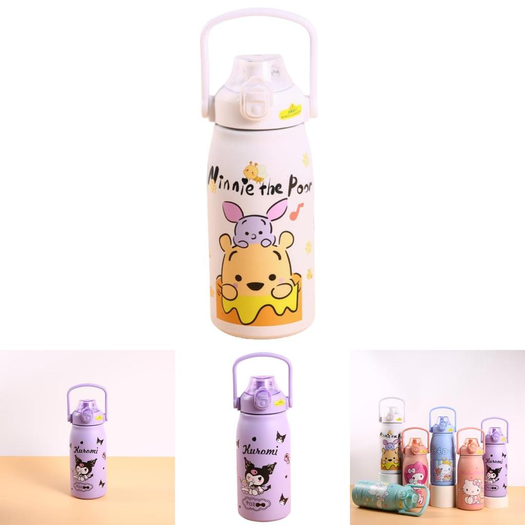 Cartoon Sanrio Insulated Thermos With Large Capacity Purple Cool Rice Color No)