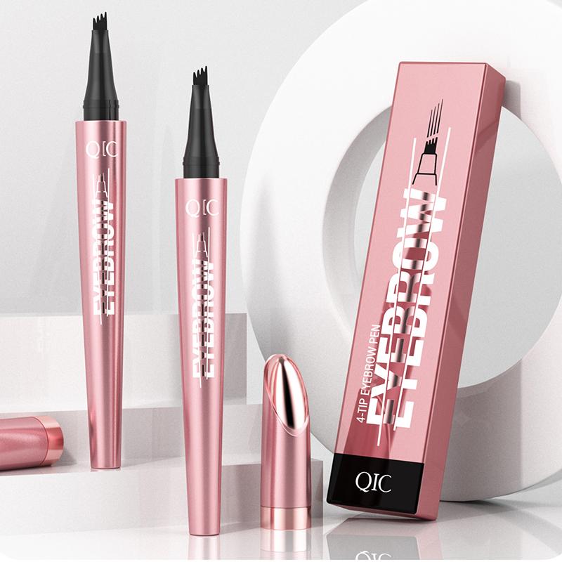 Four-pronged Eyebrow Pencil Wild Eyebrow Roots Four-pronged Eyebrow Pencil Waterproof and Perspirant Liquid Eyebrow Pencil