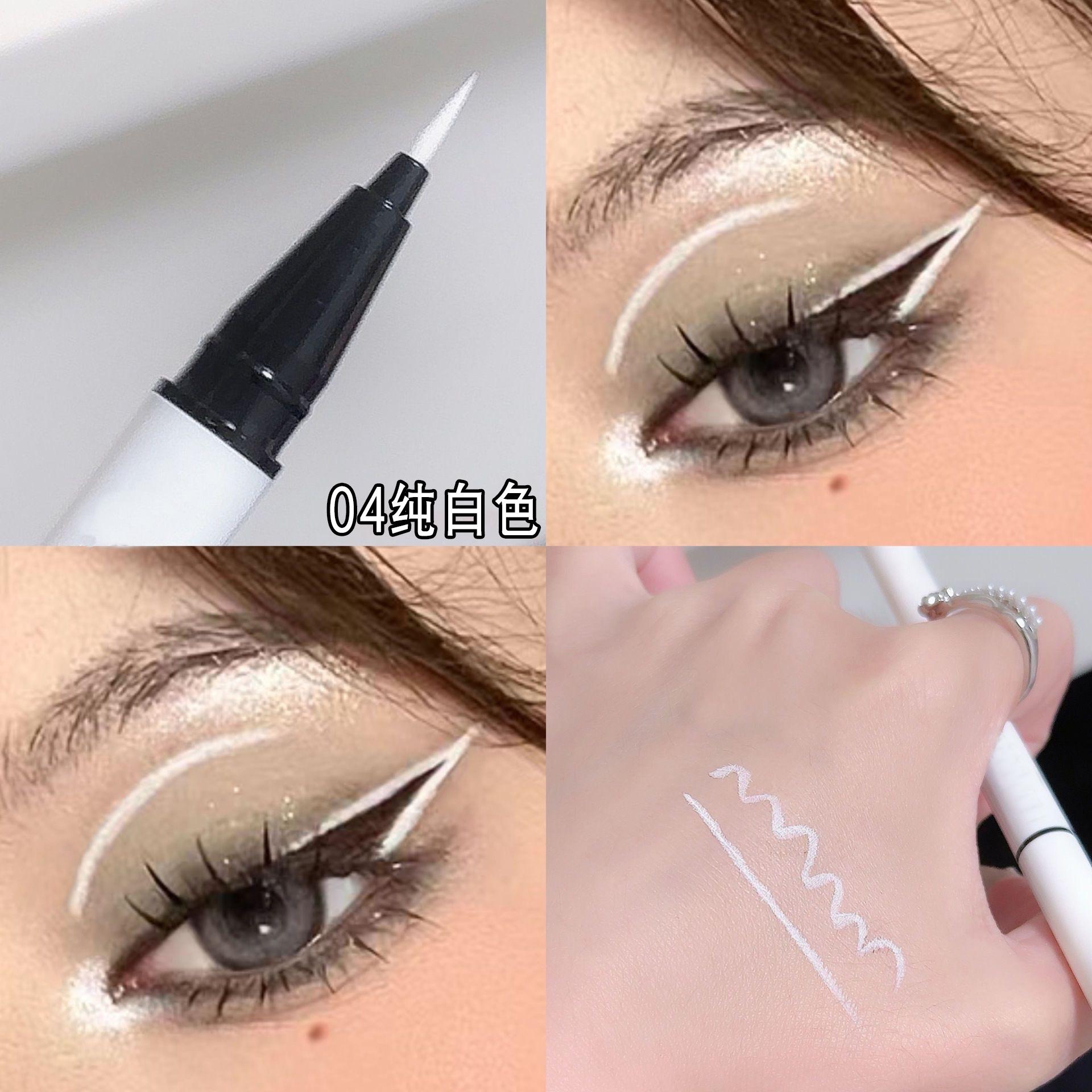 

Сценический макияж Двумерная белая подводка для глаз Цветные ресницы для манги Стойкая, не размазывающаяся Драматический макияж Aegyo Sal 1ml