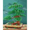 Pine Tree Bonsai Block DIY Moc Mini Potted Plant  Building Brick Toy Home Decor