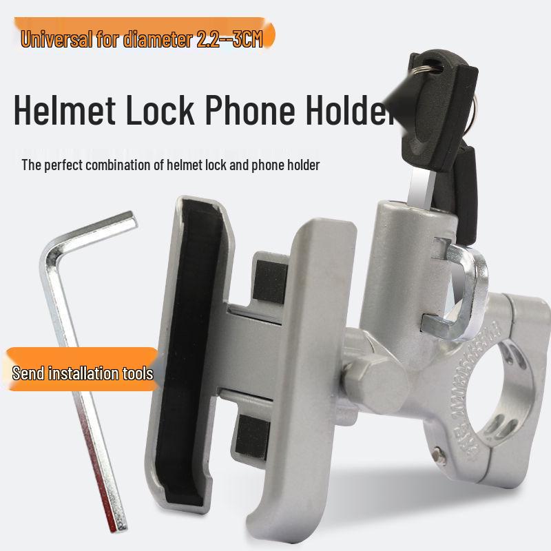 Shockproof Electric Vehicle Phone Holder for Delivery Riders - Car, Motorcycle, and Scooter Navigation Mount.
