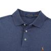 Polo Ralph Lauren Solid Color Small Pony Embroidered Casual Plain Short Sleeve Polo Shirt Men Tops Gray Blue 710870645-013