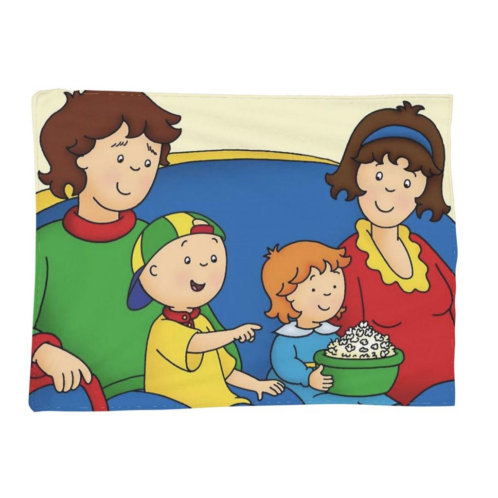 Caillou, Caillou Und Hund Decken Weiche Warme Flanell Überwurfdecke Plüsch für Bett Wohnzimmer Picknick Reisen Zuhause Sofa