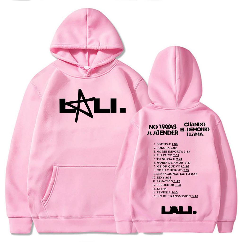 No Vayas a Atender Cuando El Demonio Llama Hoodie Harajuku Pullover Lali Esposito Tops Man Woman Sweatshirt Fans Gift
