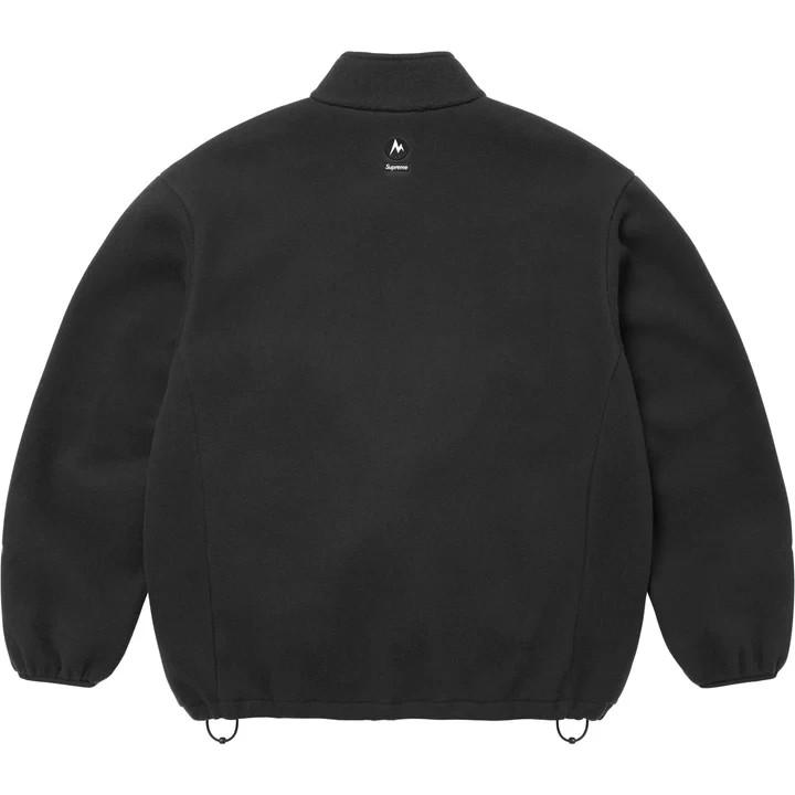 Supreme Marmot Fleece Jacket Black