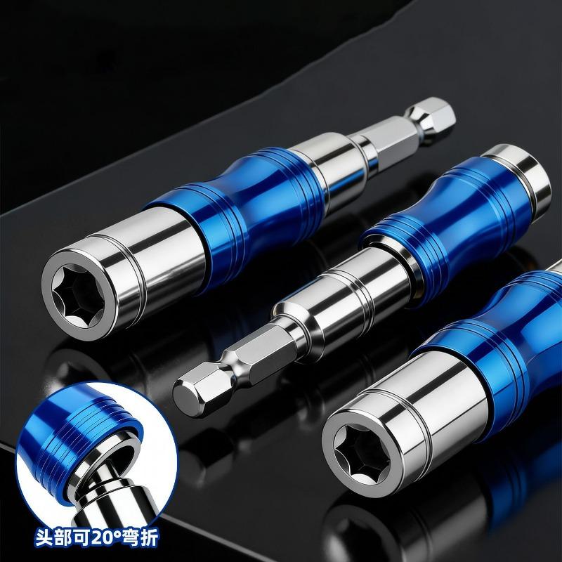 Magnetic Swiveling Drill Bit Holder Hexagonal Drive Guide Screw Extension Rod Drill Tip Power Handle Quick Rod Release Tools