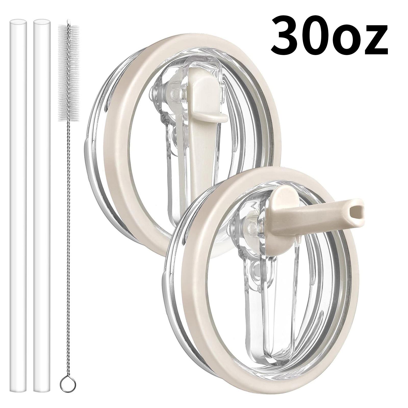 

2 Pack 30/40 oz Tumbler Detachable Flip Straw Lid Replacement Fit for Stanley Cup,No Spill Flip Top for Stanley Cup Accessories
