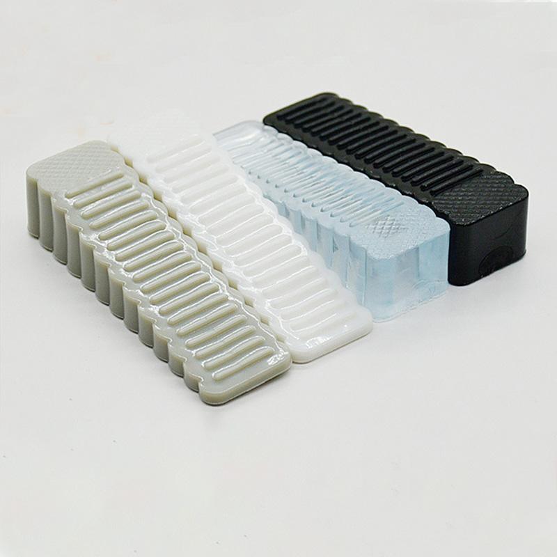 1pc Wedge Doorstops Safe Shock Absorbent Block Reusable Door Handle Stopper Convenient Rubber Anti-collision Doorstops