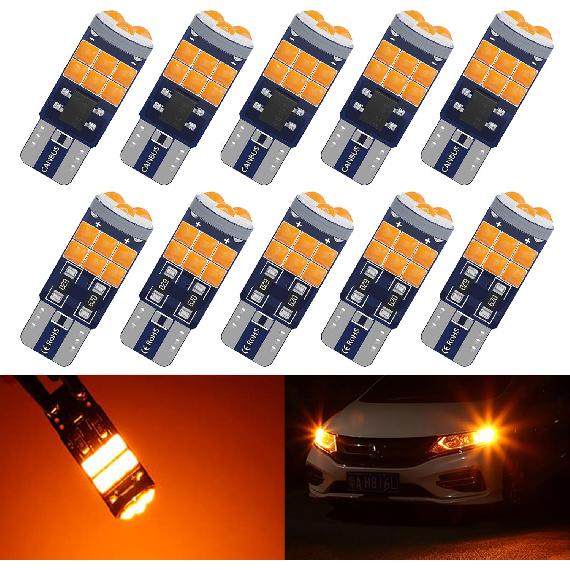 194 LED Bulb Canbus Error Free 3030 Chipset 15-SMD T10 Wedge 168 192 W5W Replacement Bulbs for Car Truck Interior Dome Map Door Courtesy Marker