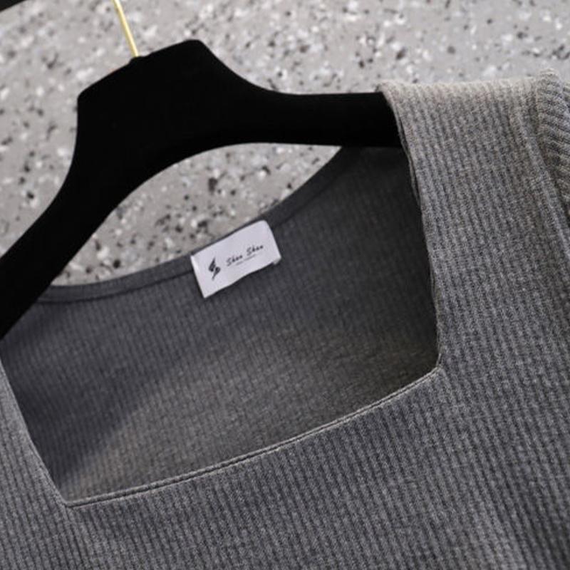 Ice Silk Waist Cinching and Hip Skirt Women's Knitted Short Sleeves Mini Dress Party Knitted Dresses