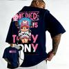 ONE PICE Unisex Summer Cotton Tshirt 2026 New Chopper Anime Collaboration Harajuku Oversized Loose Casual Y2K Parentchild Top