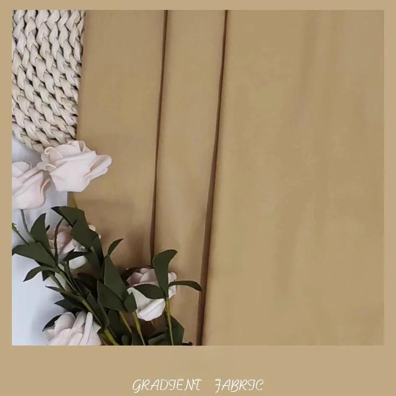 Plain Combed Cotton Fabric Poplin for Clothes Shirt Dresses Sewing High-grade Smooth Skirts Cloth Thin Anti-wrinkle