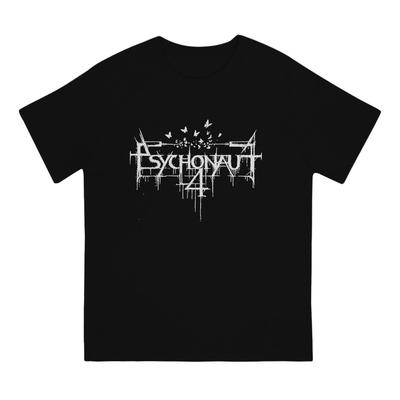 Psychonaut 4 P4 Herren T-Shirt Logo Markantes T-Shirt Original Streetwear Neuer Trend
