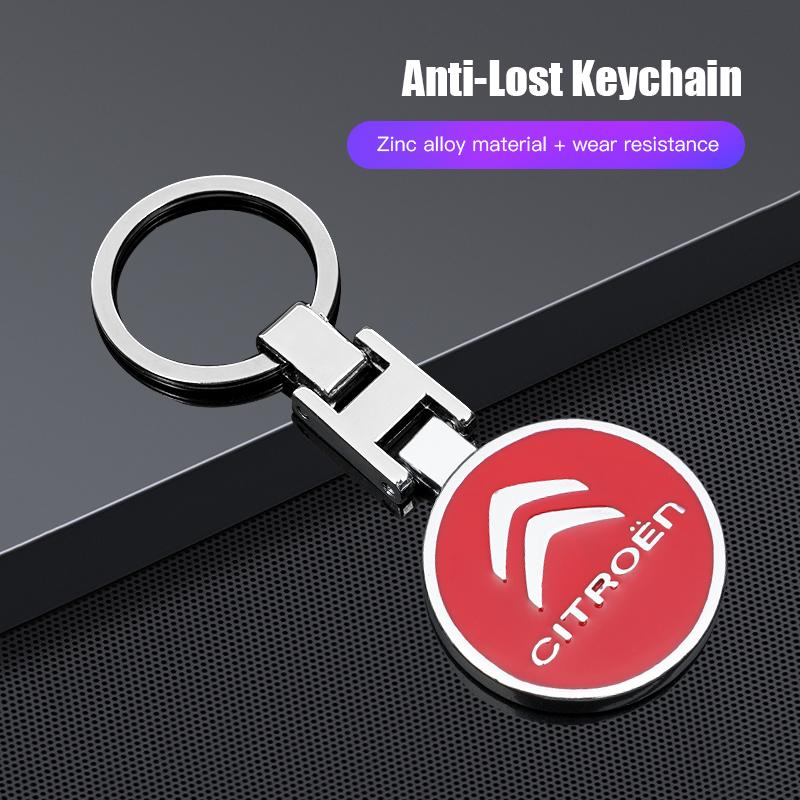 

Car Dedicated KeyChain Ring Auto Logo Key Pendant Accessories For Citroen C1 DS3 C2 C3 Vts C4 Saxo C4L C5 C6 C8 Xsara C3-XR