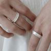 Mouvebament White Round Ring_Silver 925