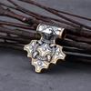Vintage Viking Odin Raven Mjolnir Thor Hammer Necklace Stainless Steel Men Biker Amulet Pendant Gift Jewelry