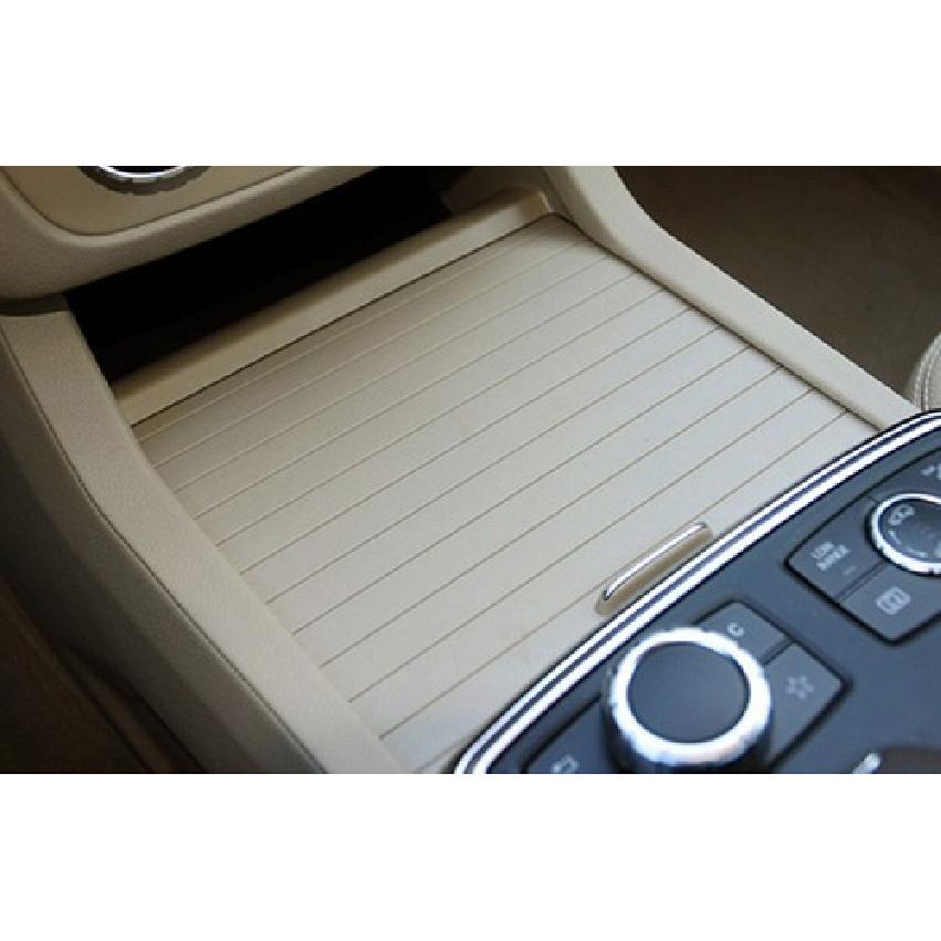Quality Beige Car Central Storage Box Cover Slide Roller Blind For Benz ML W166