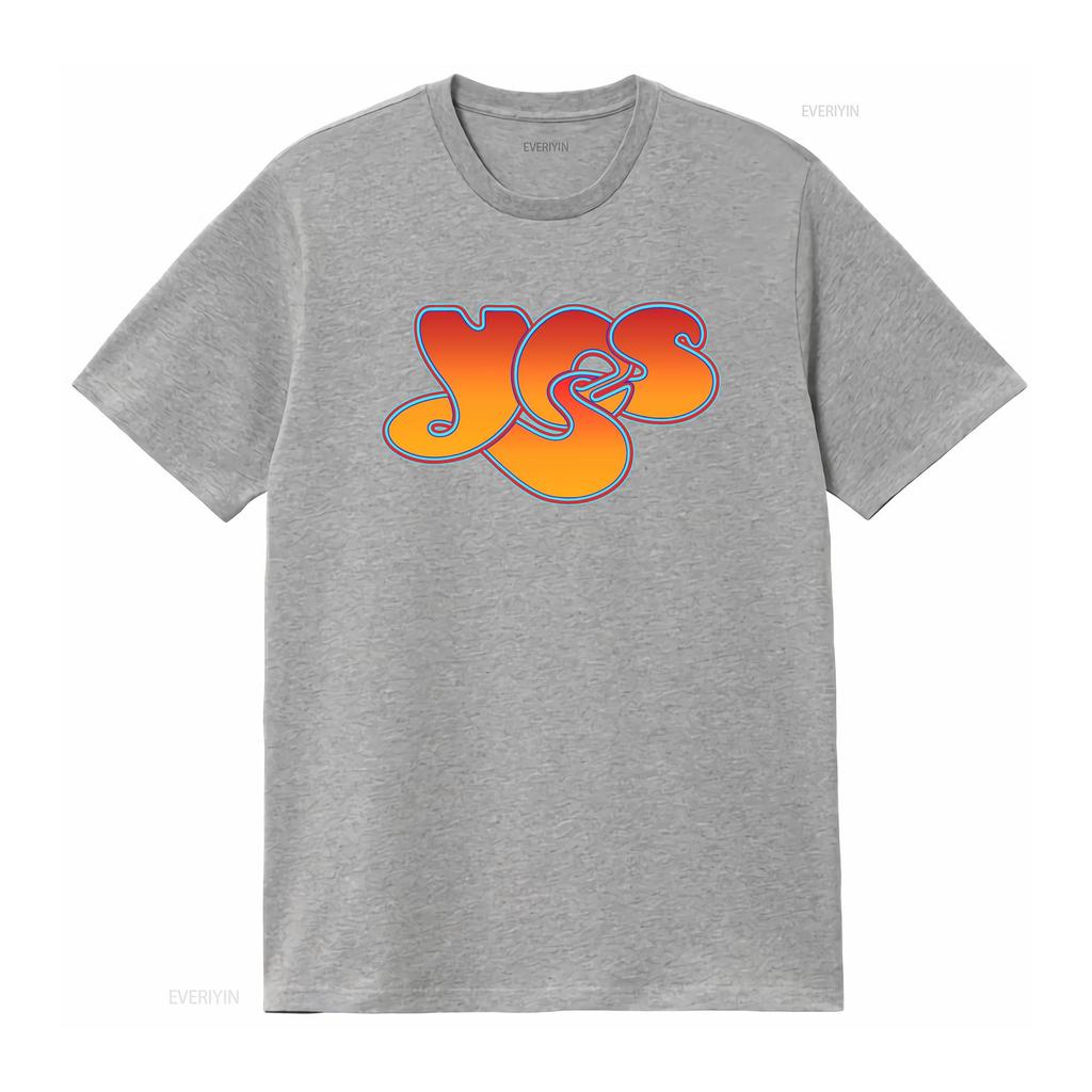 Yes British Progressive 70s Rock Band T Shirt Heavy Cotton S 3xl Vintage Washed Casual Graphic Homme Slightly Soft