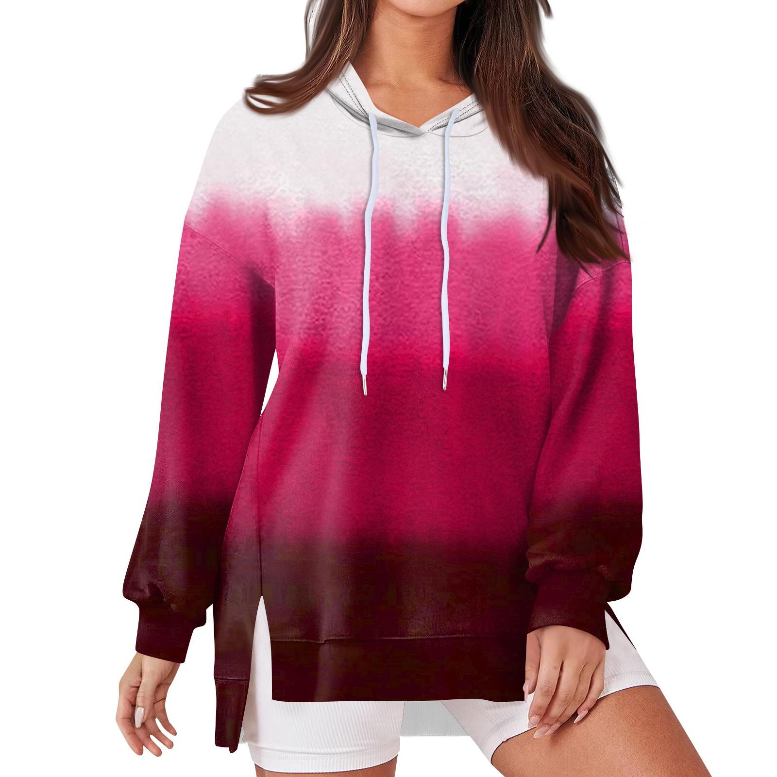 Женская модная повседневная толстовка с капюшоном — фото 6