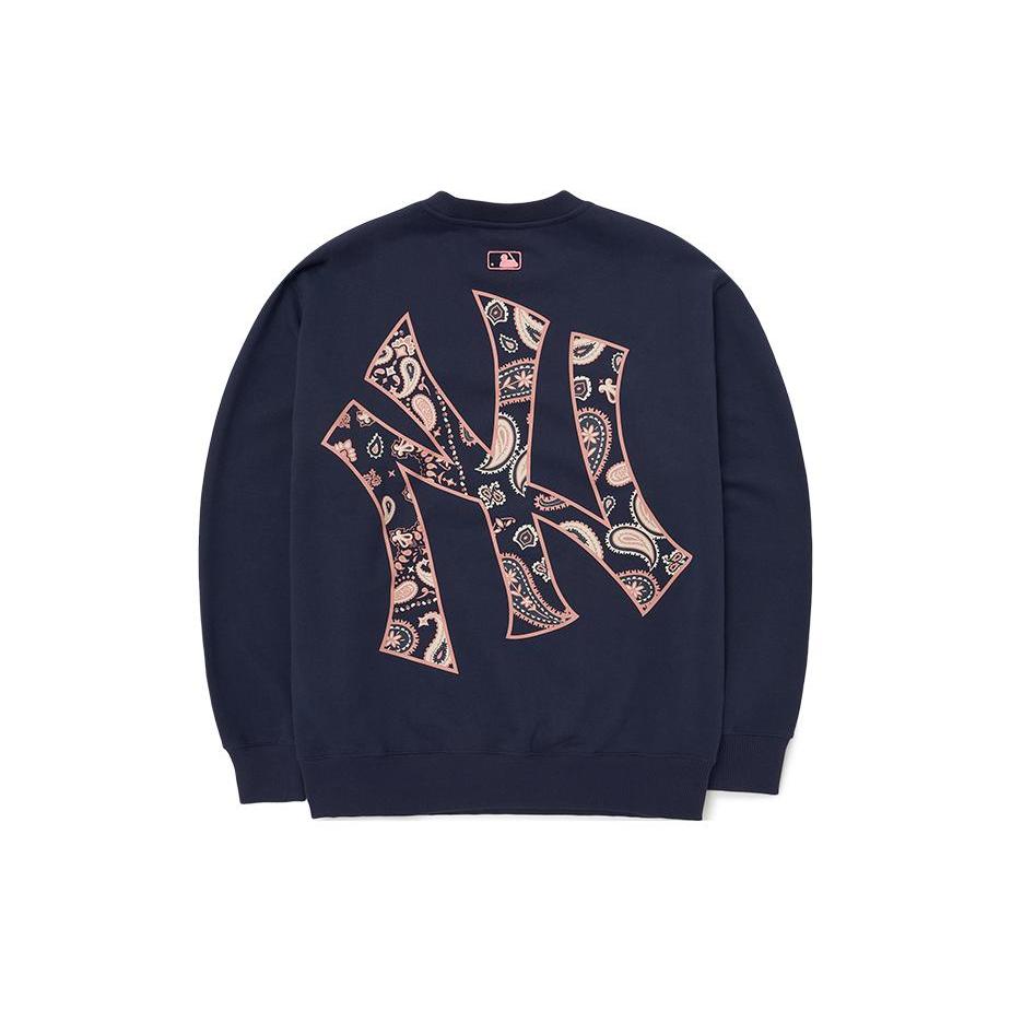 New MLB Sweatshirts Unisex Dark Marine Blue 3AMTI0126-1