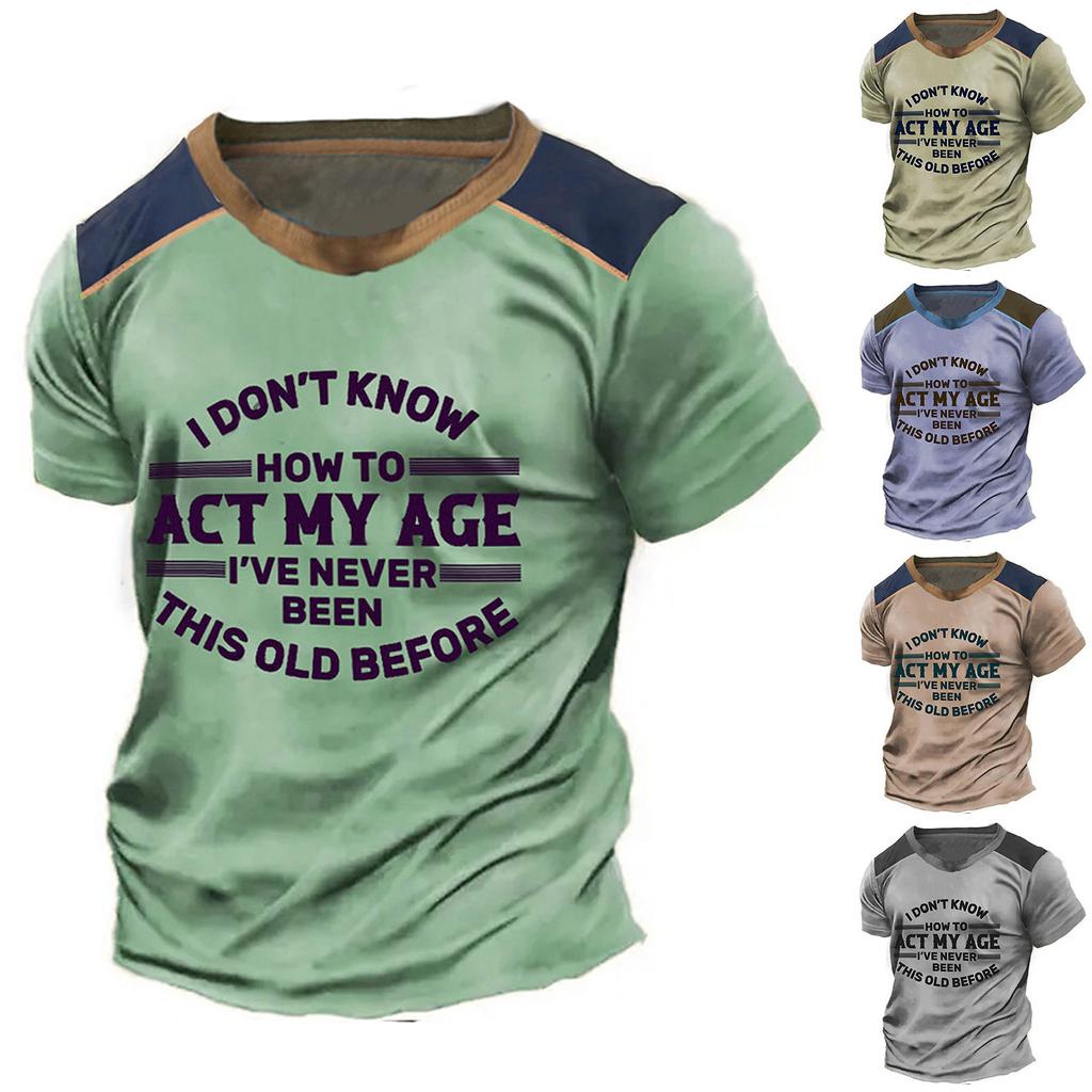 Pánské raglánové tričko s krátkým rukávem a kulatým výstřihem v retro stylu