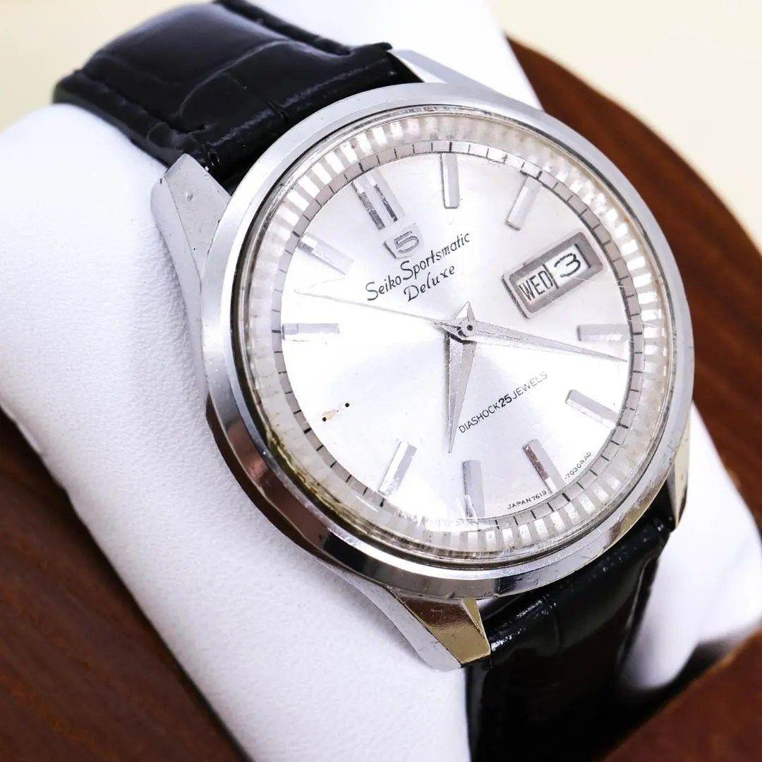 Operating SEIKO 5 Watch Sportsmatic Deluxe Automatic Winding 2969